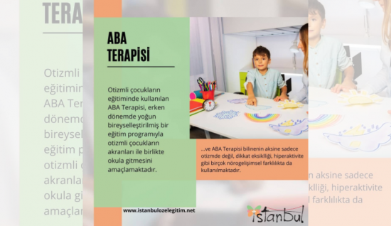 Otizm'li Çocukların Tedavi Sürecinde ABA Terapisi