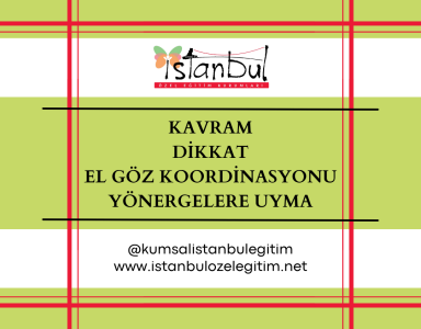 Kavram - Dikkat - El Göz Koordinasyonu - Yönergelere Uyma