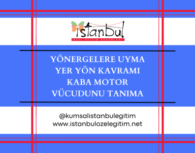Yönergelere Uyma - Yer Yön Kavramı - Kaba Motor - Vücudunu Tanıma